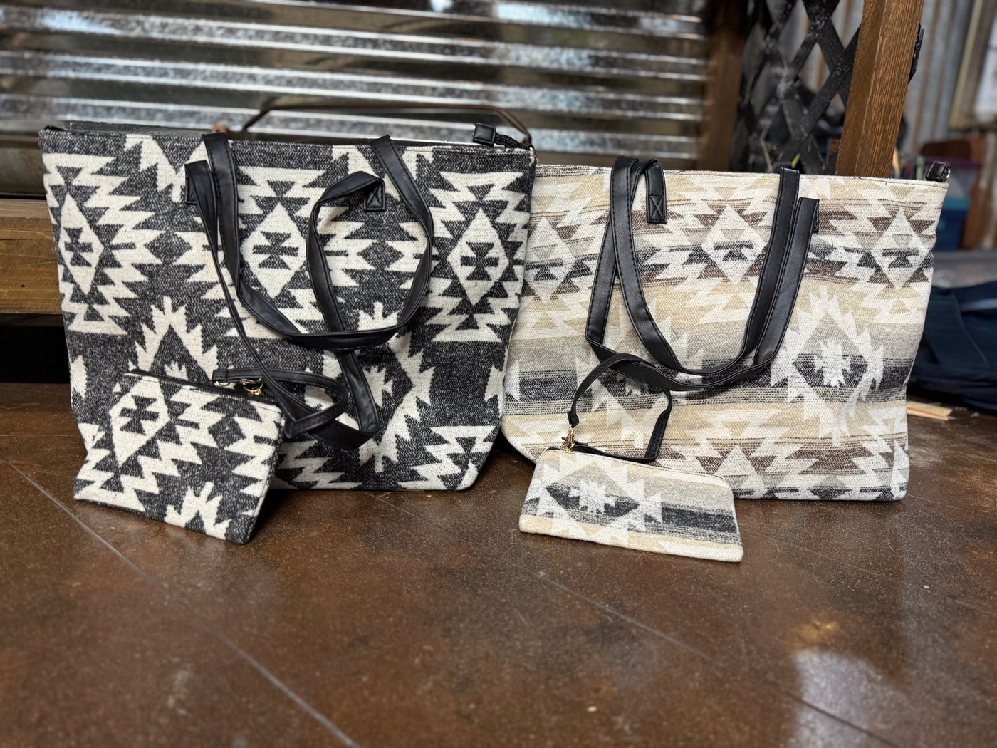 Oversized Aztec Purse bag