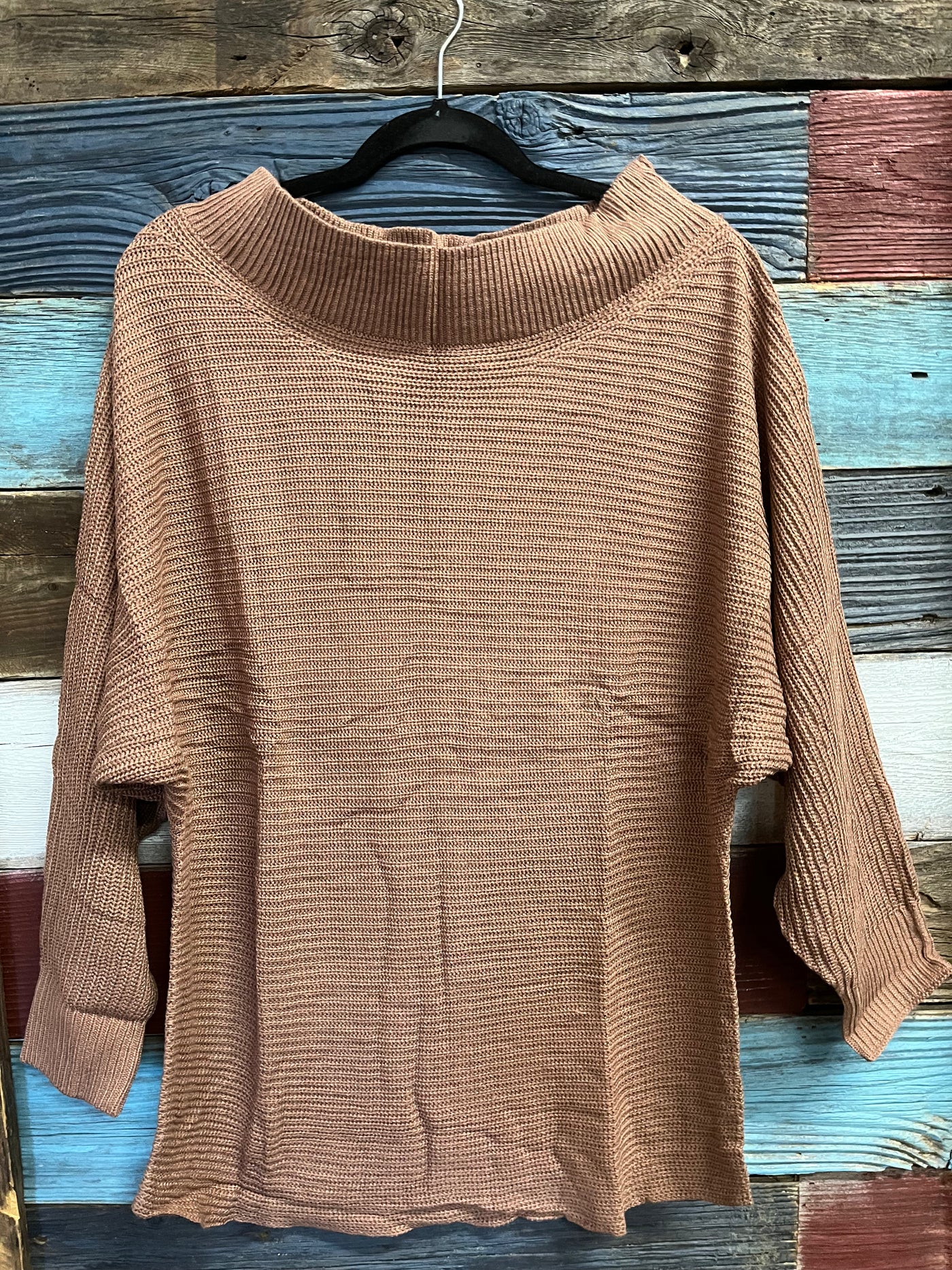 OFF THE SHOULDER SWEATER
