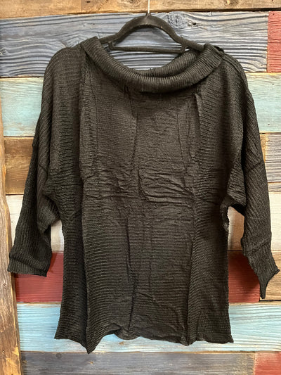 OFF THE SHOULDER SWEATER