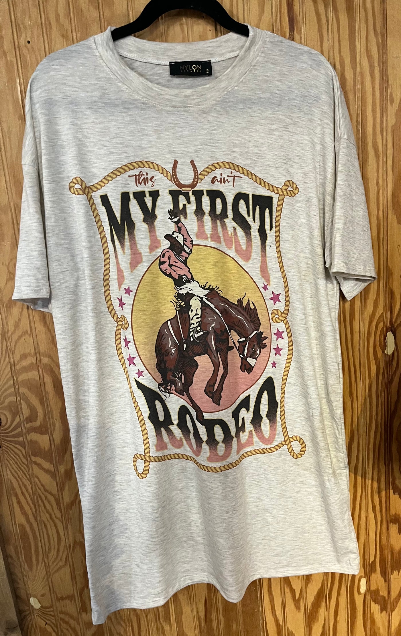 MY FIRST RODEO REINT LOOSE FIT MINI DRESS