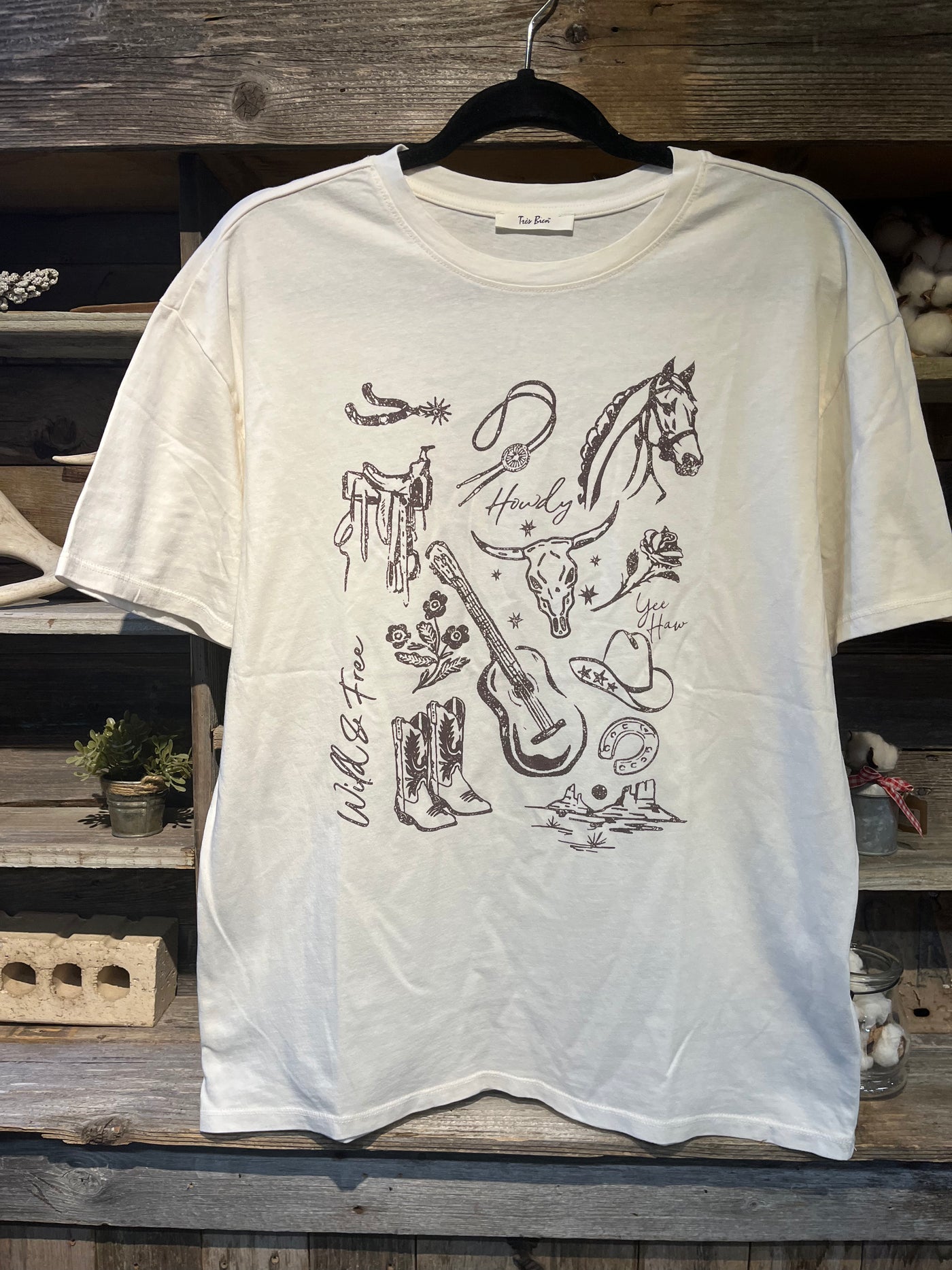 HORSE COUNTRY GIRL GRAPHIC TOP