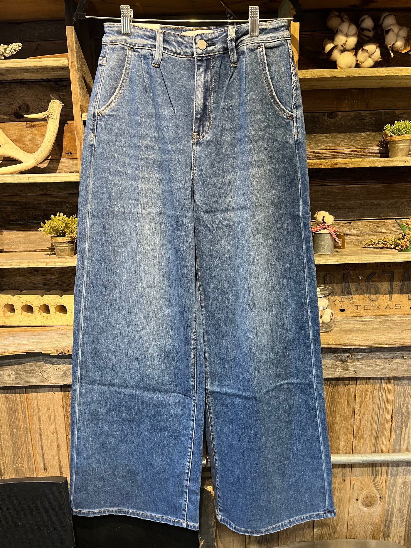 FM SUPER HIGH RISE WIDE LEG JEANS