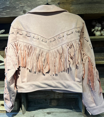 SUEDE FRINGE JACKET