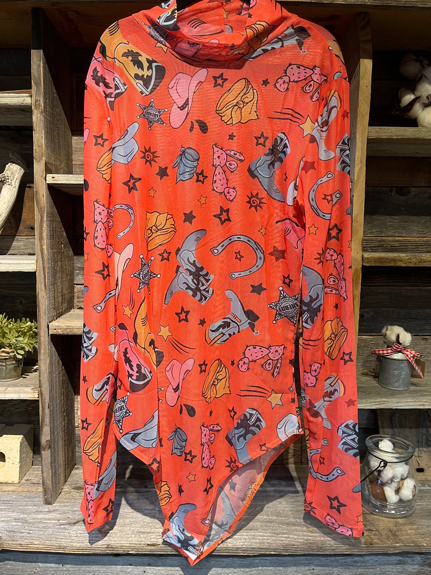 Longsleeve Mesh Tops