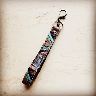 Leather Keychain Wristband