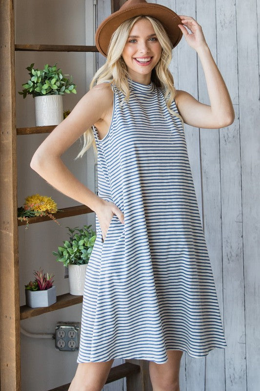 Striped Print dress *