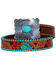 Myra Tropical Forest Hand tooled belt *