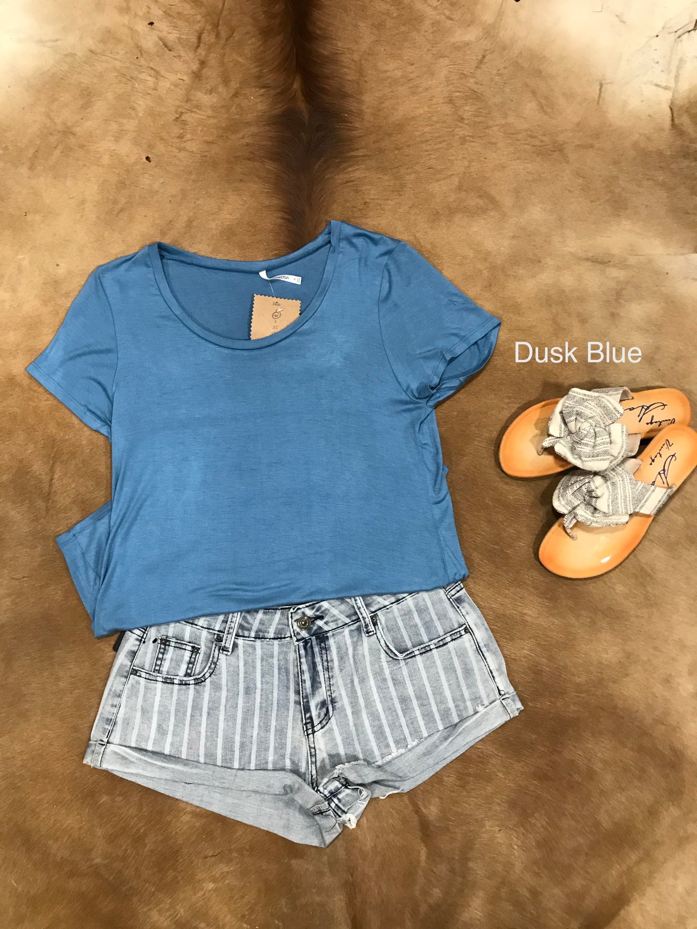 AB Basic U-Neck T-Shirt with Pocket*
