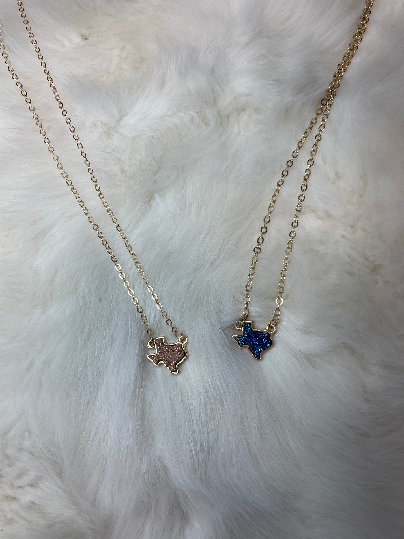 Druzy TX necklace