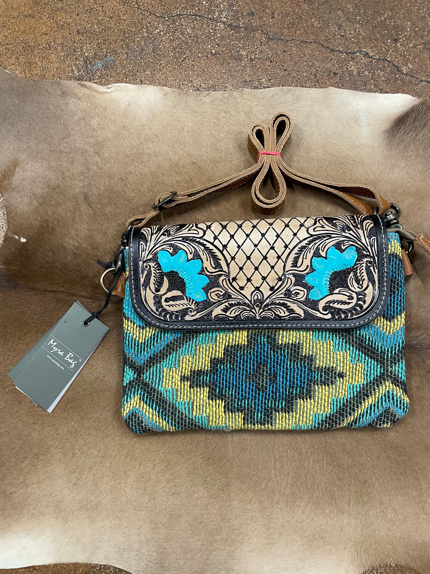 Myra MERAKI HAND-TOOLED BAG