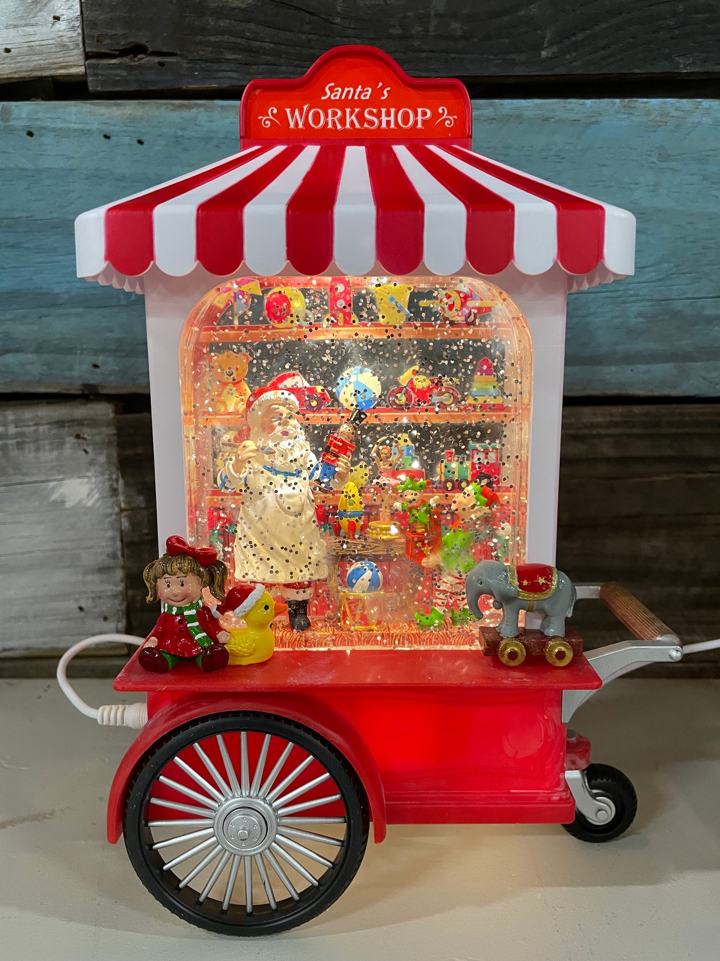 Santas Workshop Snow Globe