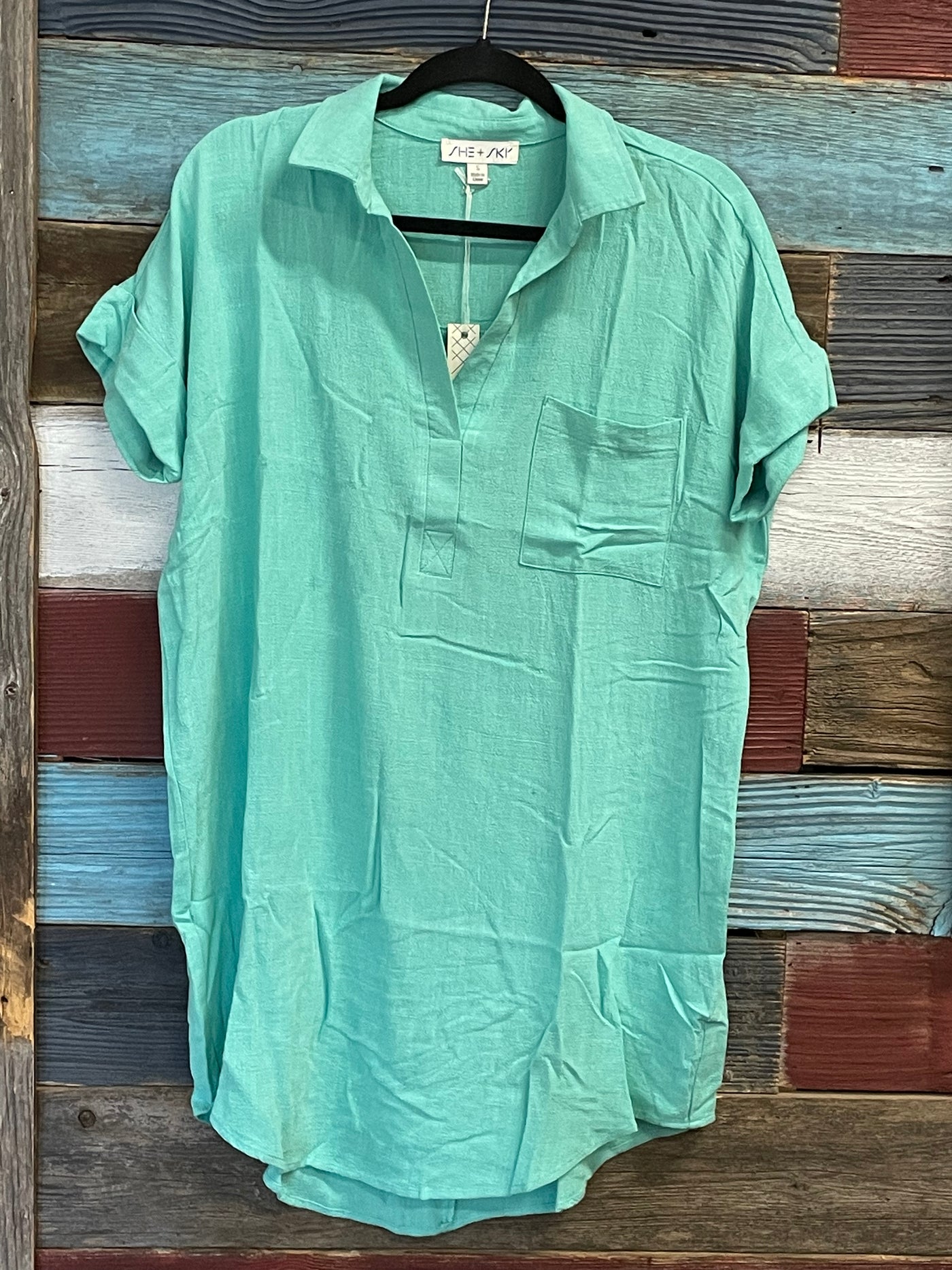 Teal Blouse