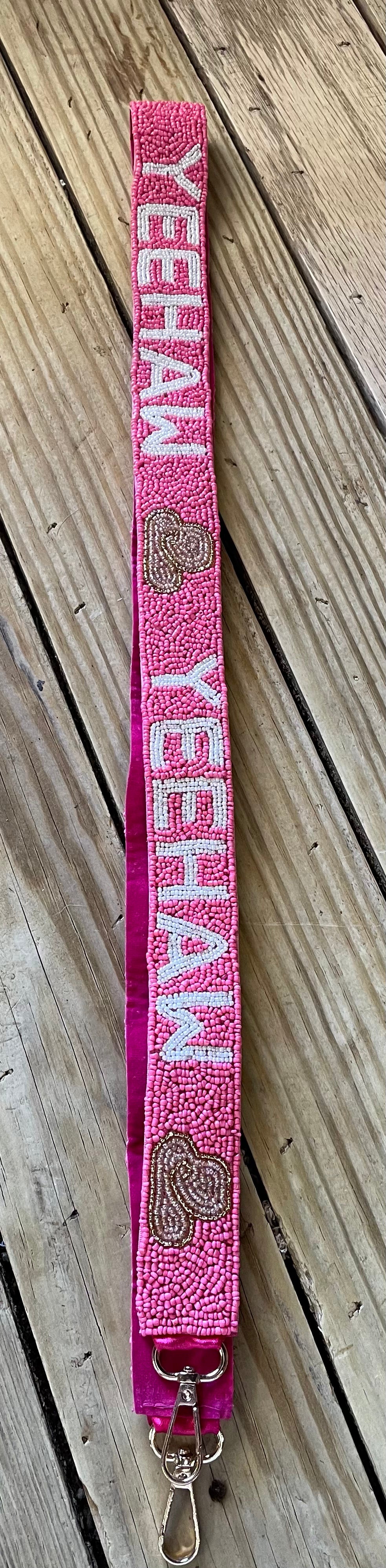 Hand Beaded purse strap