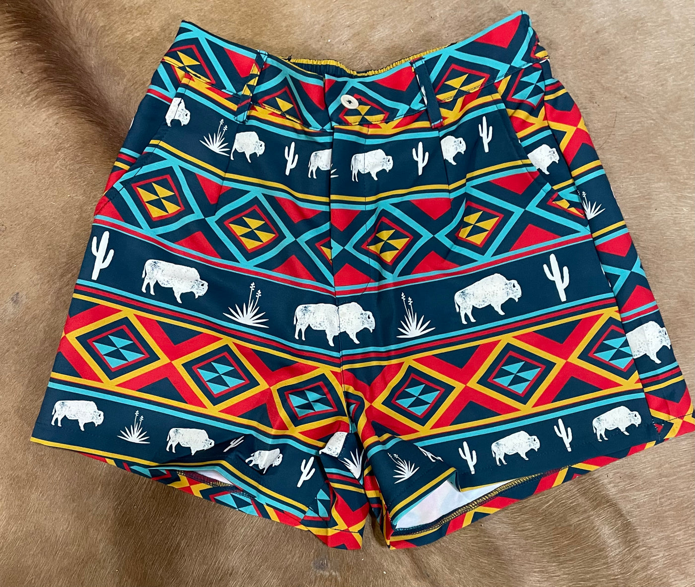 Buffalo Serape Shorts