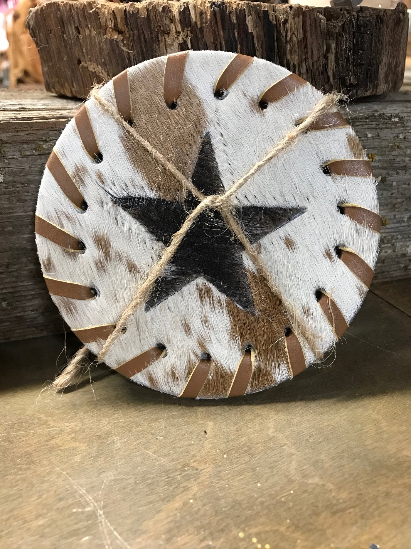 Cowhide Coasters (pack of 4)