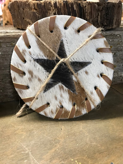 Cowhide Coasters (pack of 4)