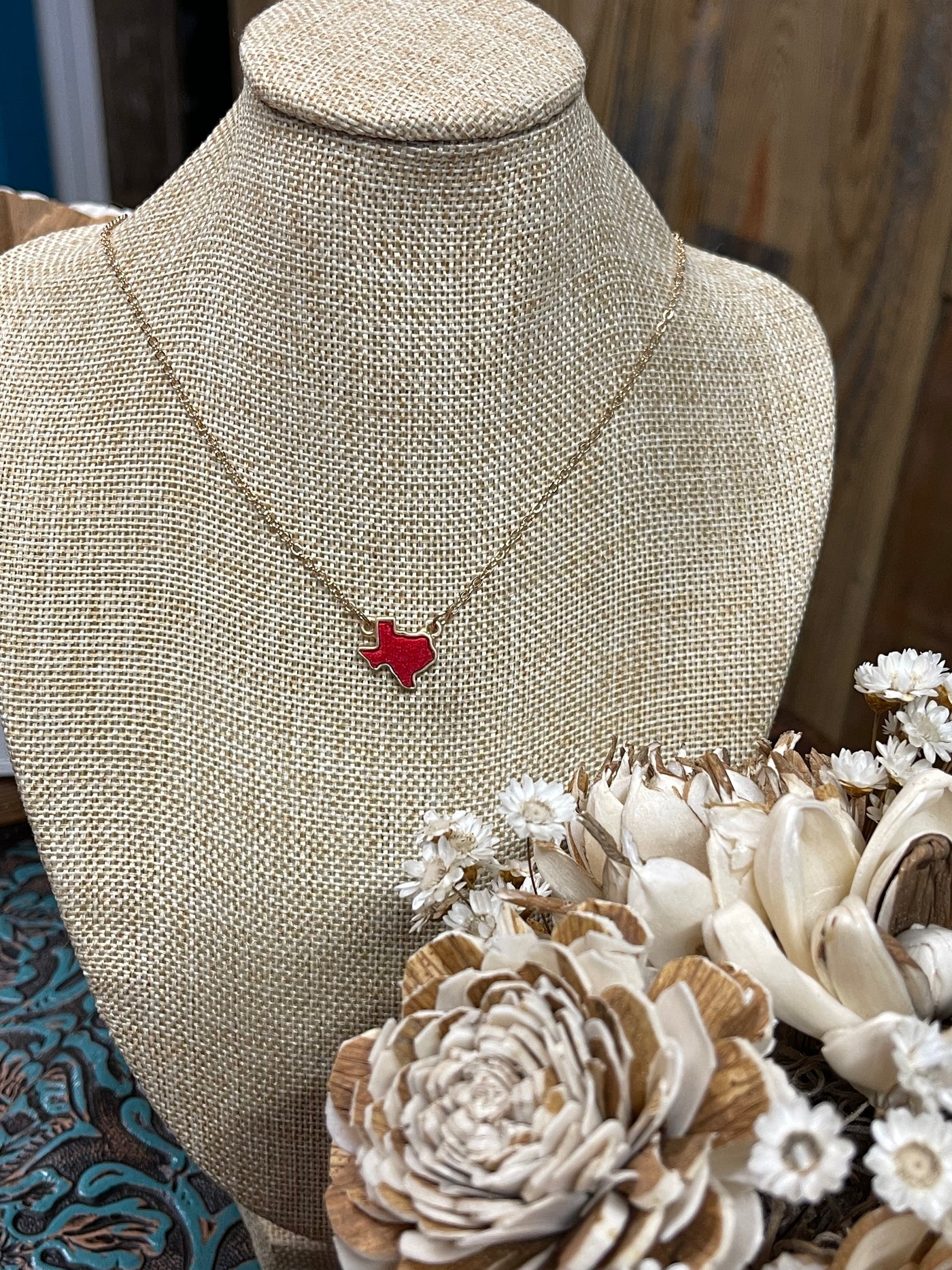 Druzy TX necklace