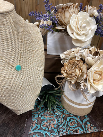 Druzy Pendant Necklace