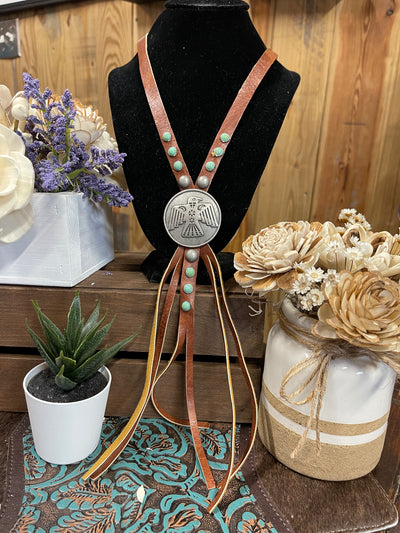 Western Leather Necklace