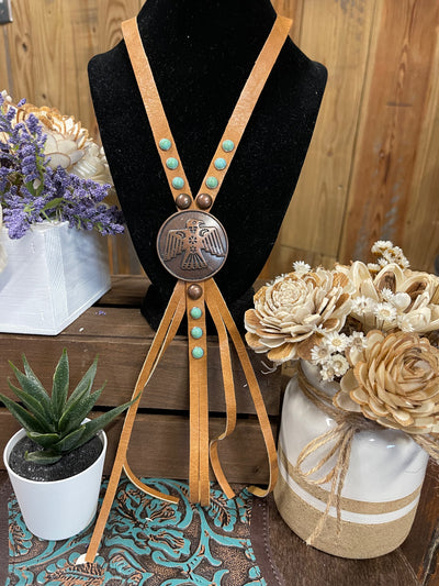 Western Leather Necklace