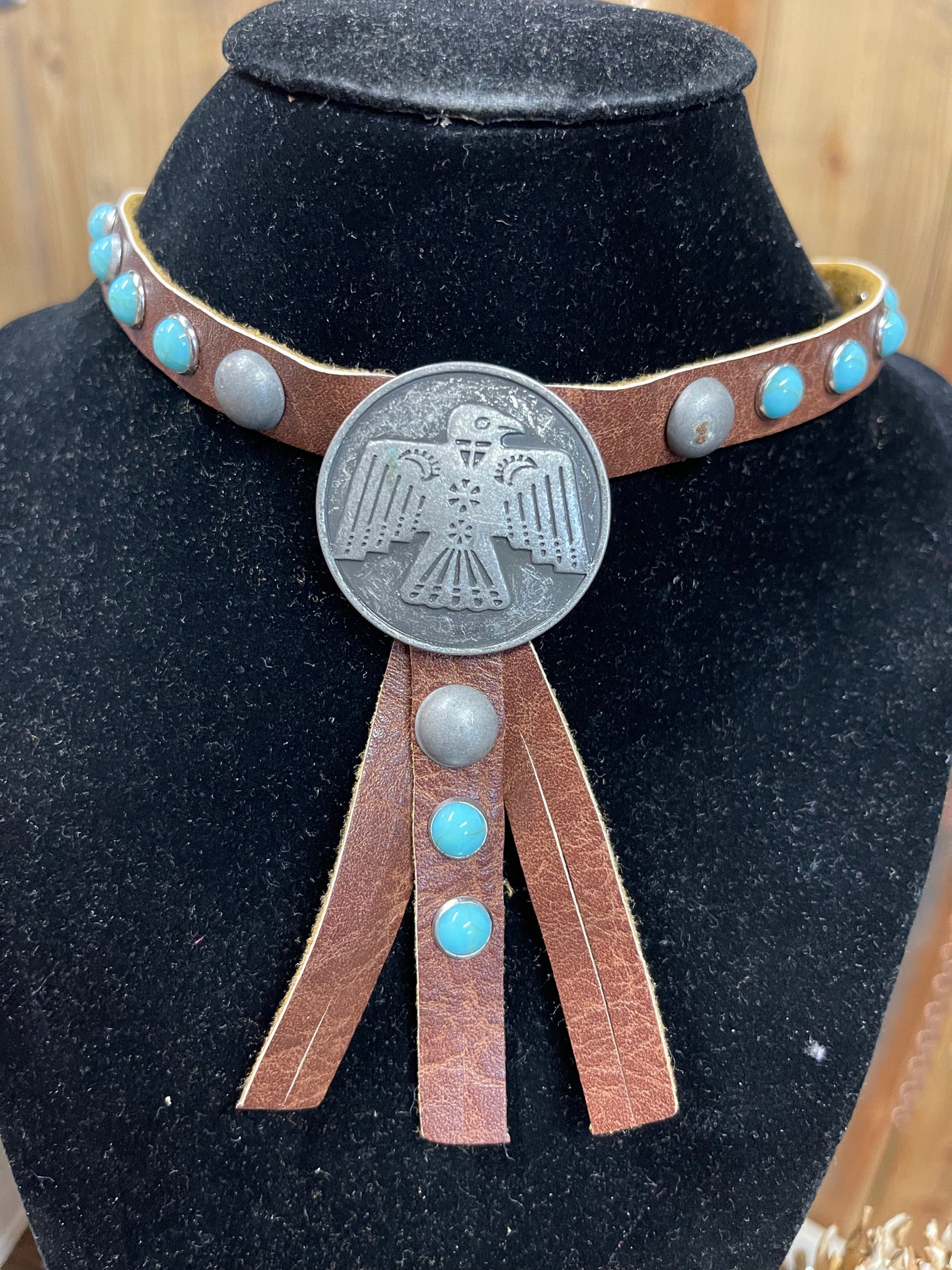 Western Leather chokers