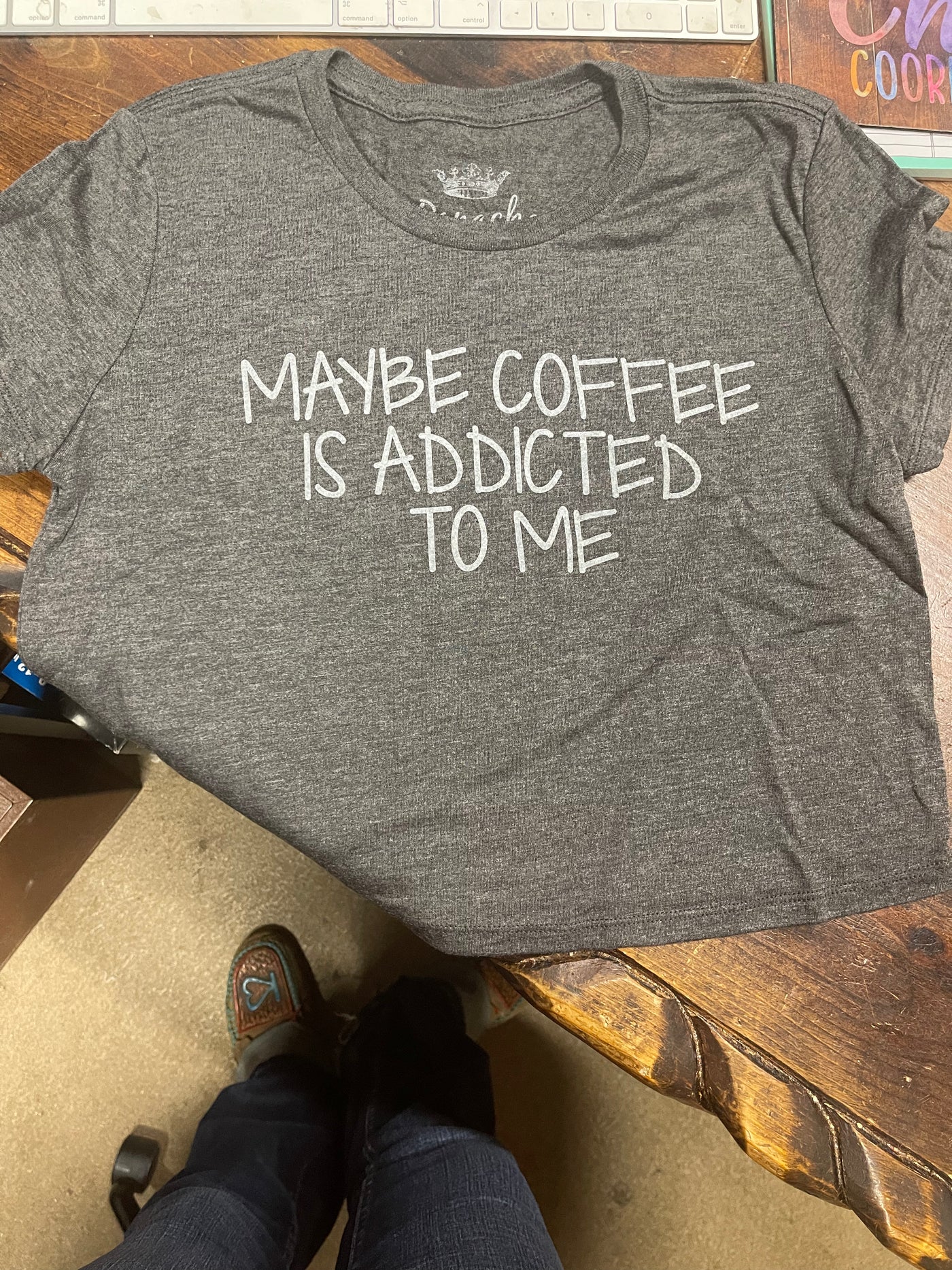 Maybe Coffee is addicted to me crop