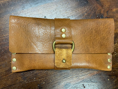 Plenty Leather Clutch