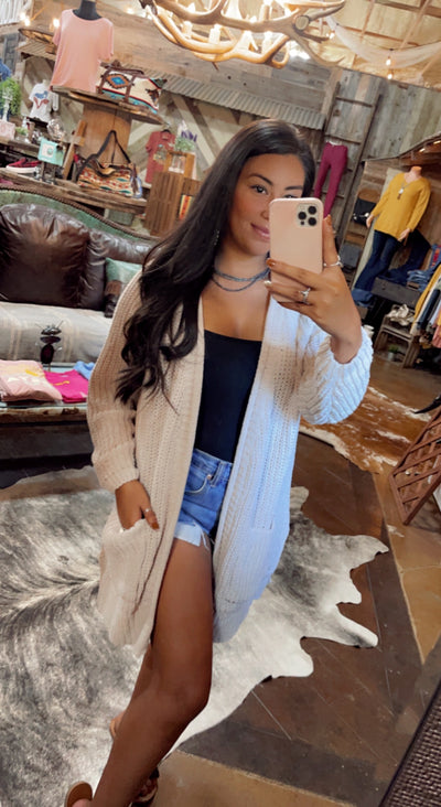 Oversized Knit Cardigan *
