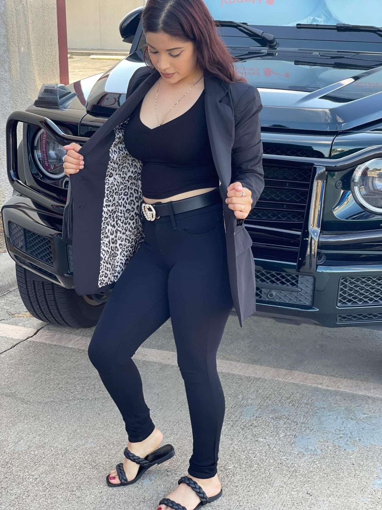 Blazers with Leopard inside