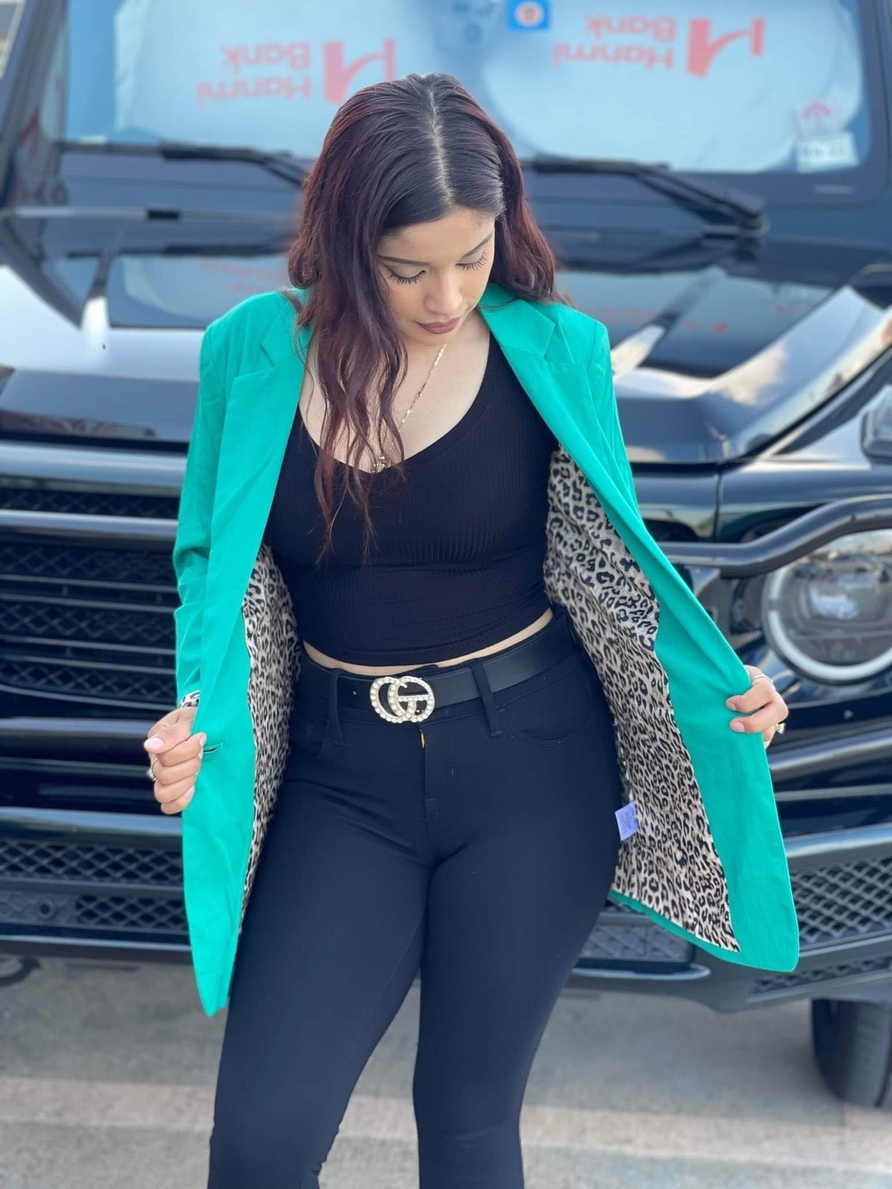 Blazers with Leopard inside