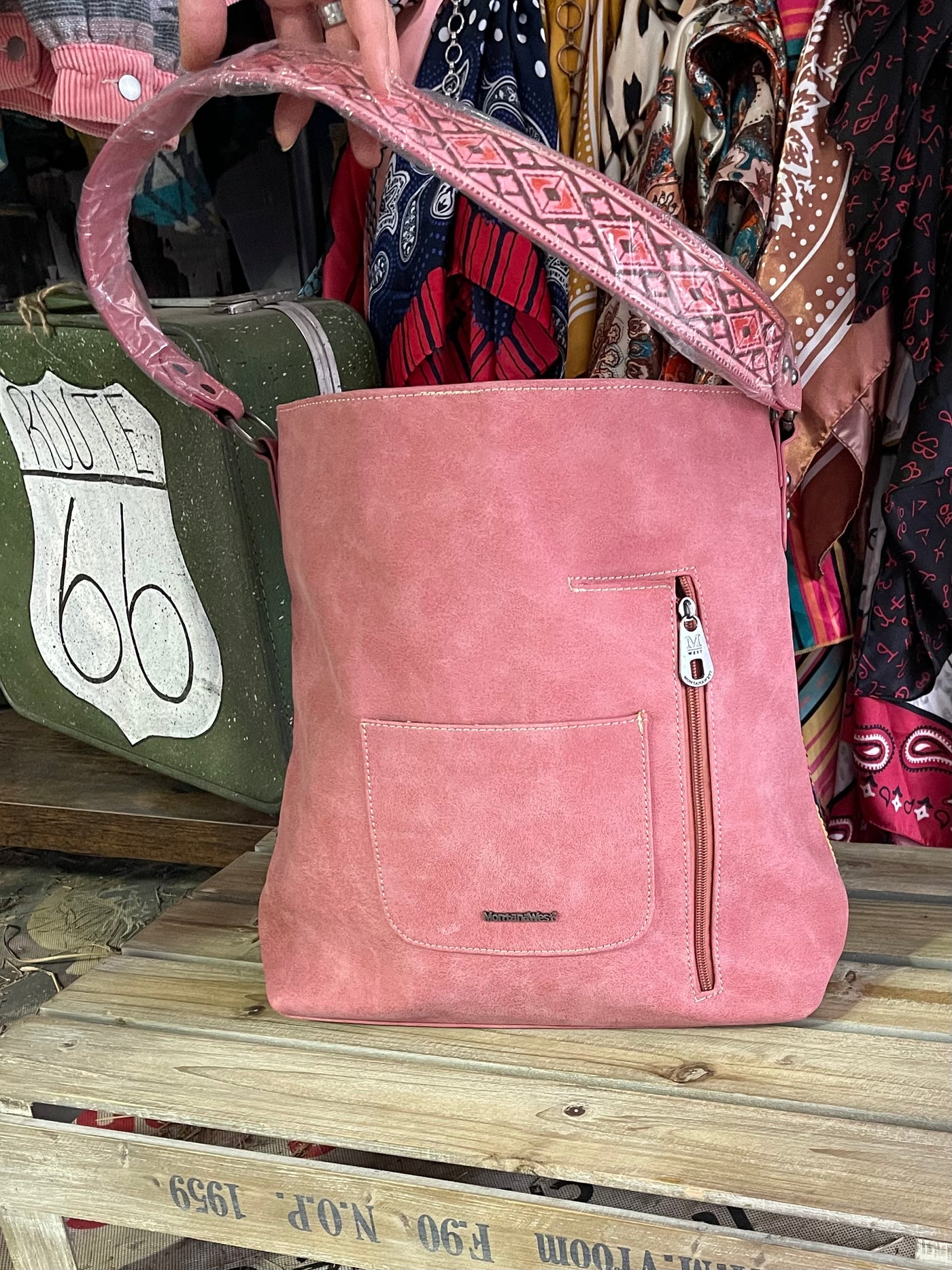 Pink concealed carry purse