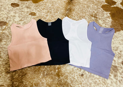Racerback Croptank Top