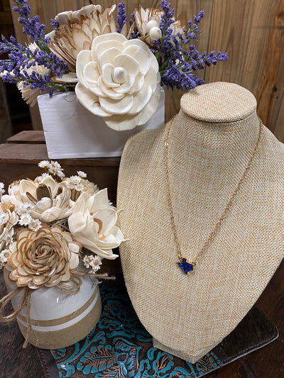 Druzy TX necklace