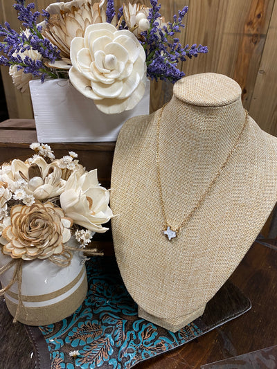 Druzy TX necklace
