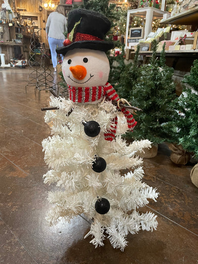White Snowman Tree