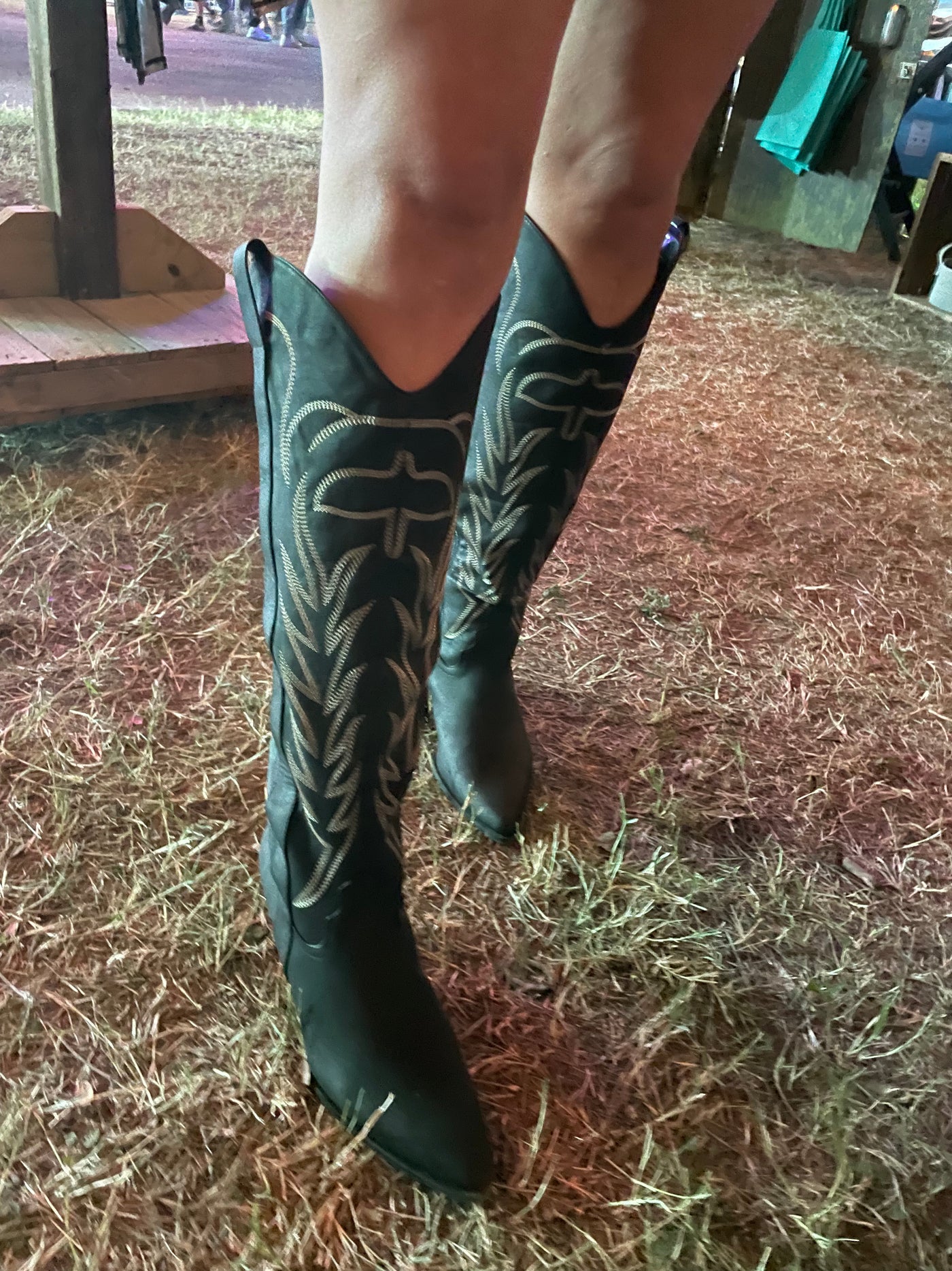 Tall western boots