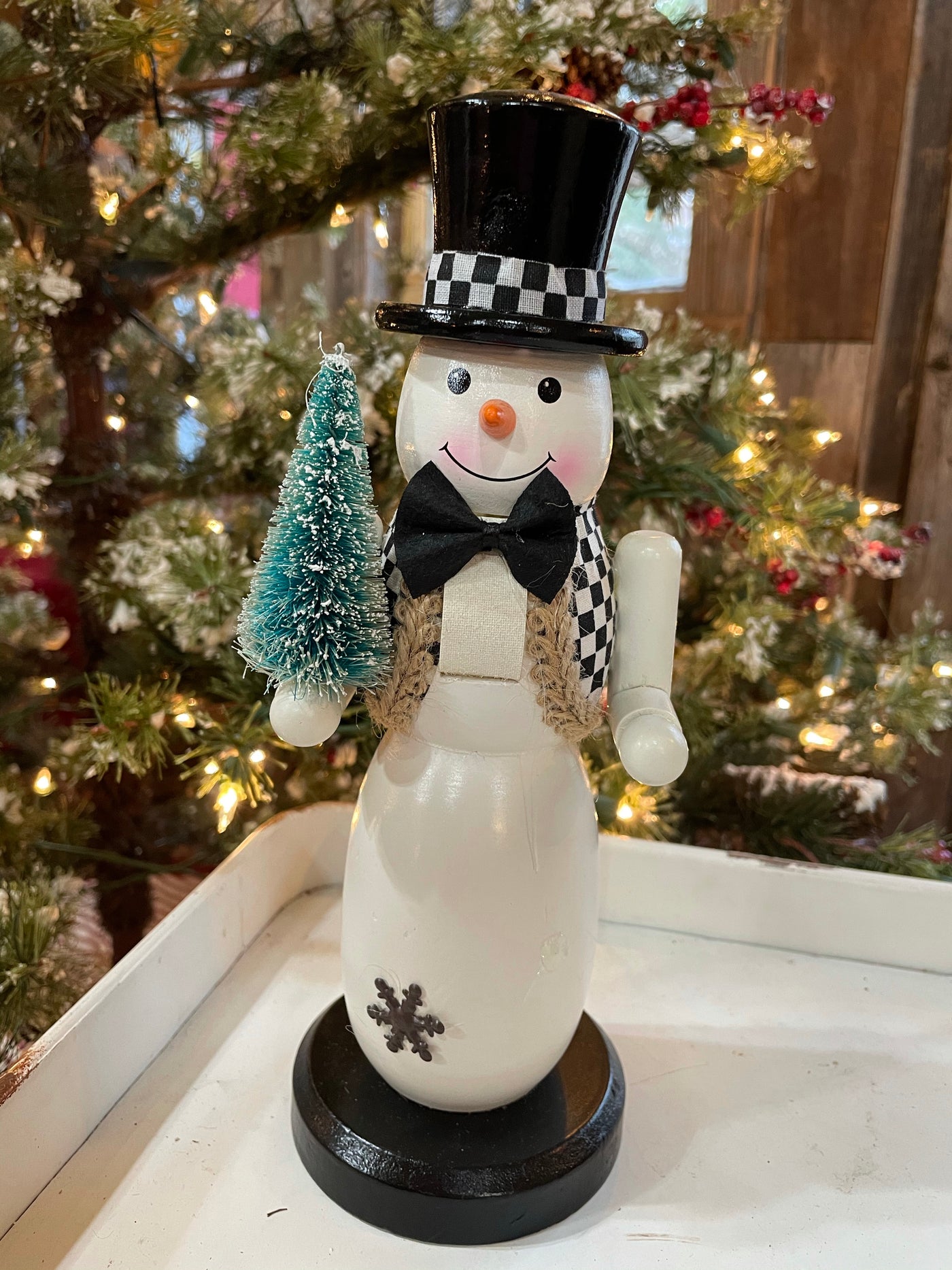 Snowman Nutcracker