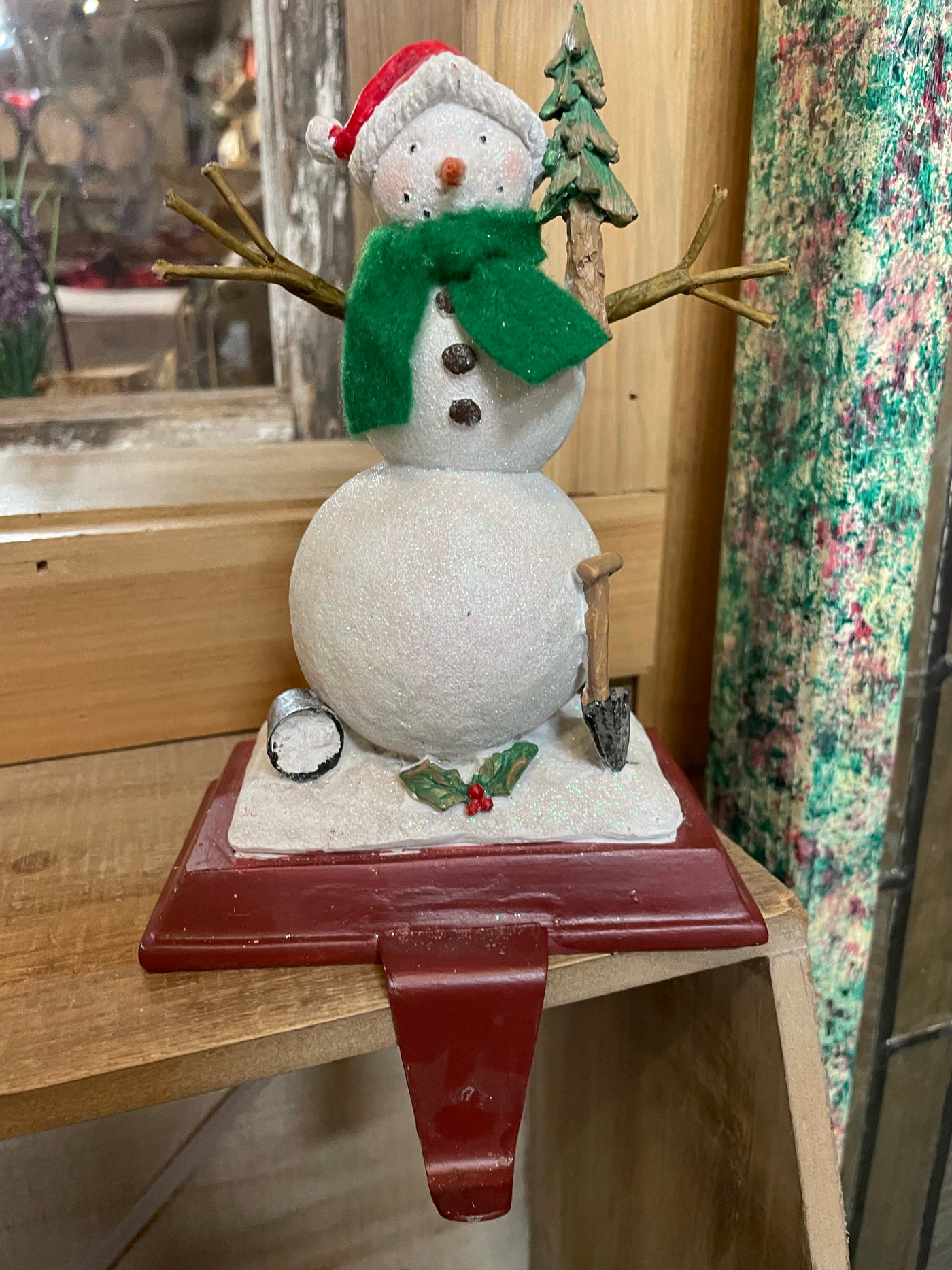 Snowman Stocking Holder