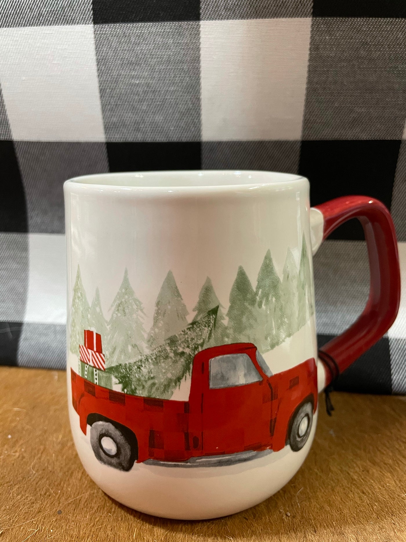 Red Truck w/ Tree Mug