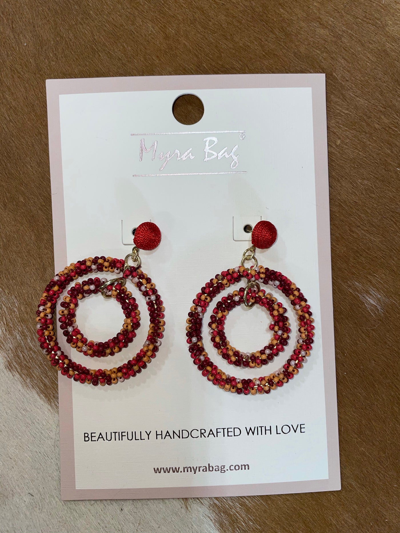 Amber Hoops Earrings *