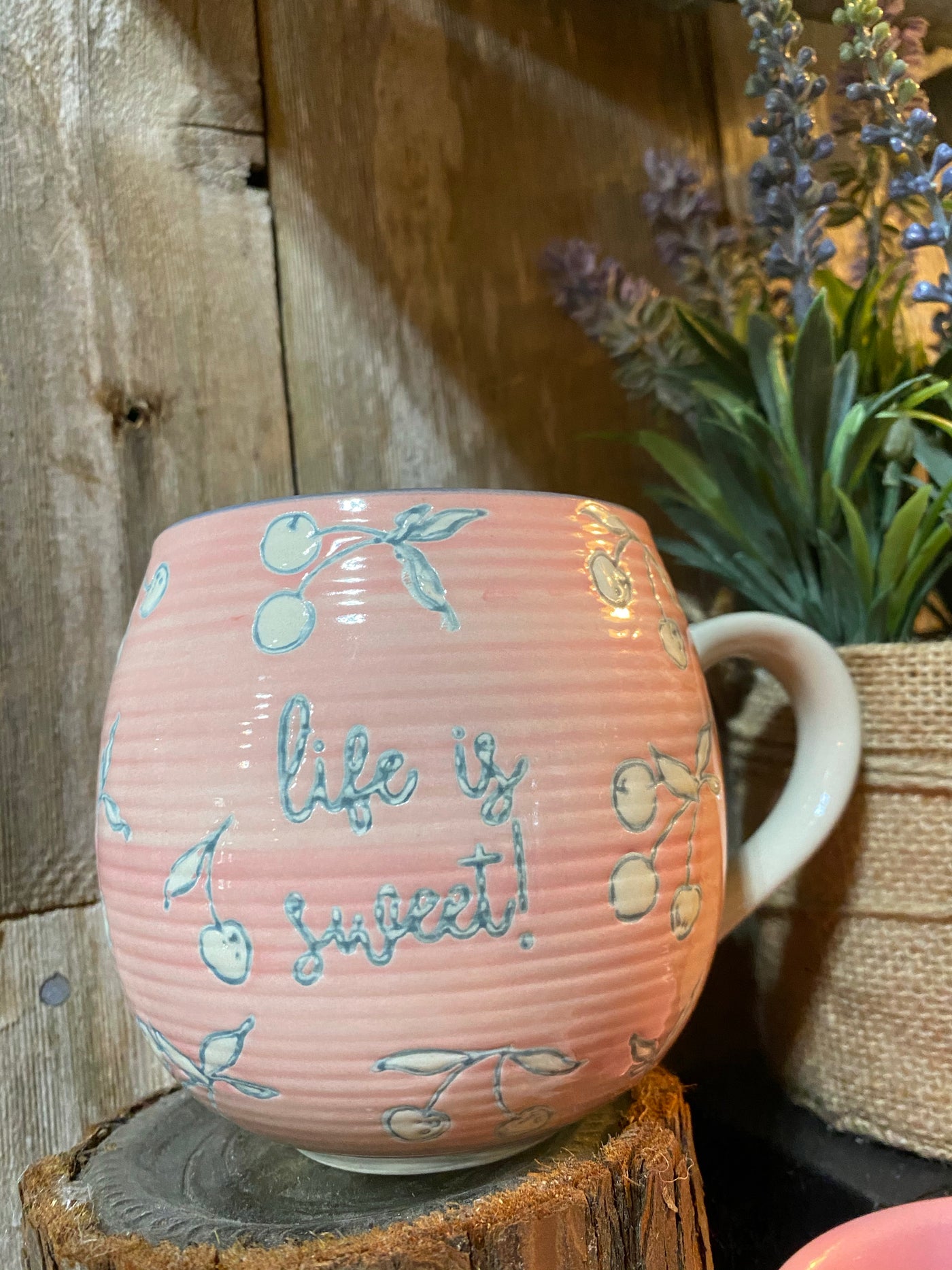 Pink Fiona "Life is Sweet" Mug *