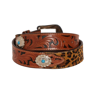 Myra Fanciful Hand Tooled Belt *
